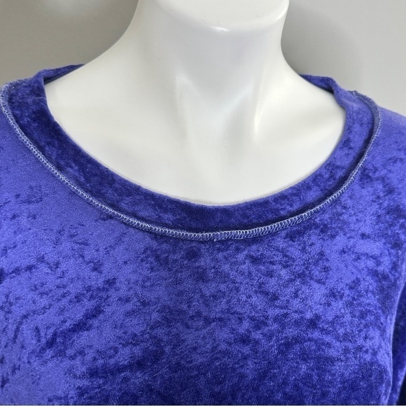 We The Free Milan top purple velour medium - Picture 4 of 7